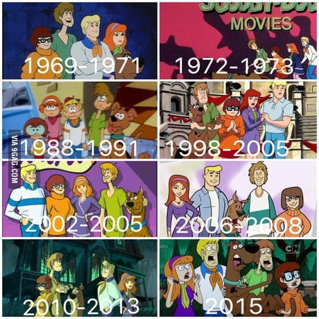 Scooby-Doo has been changing for a while now, so just remember the good  times and stop whining - 9GAG