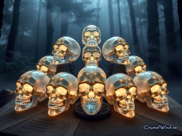 The Ancient Enigma and Legends of the 13 Crystal Skulls