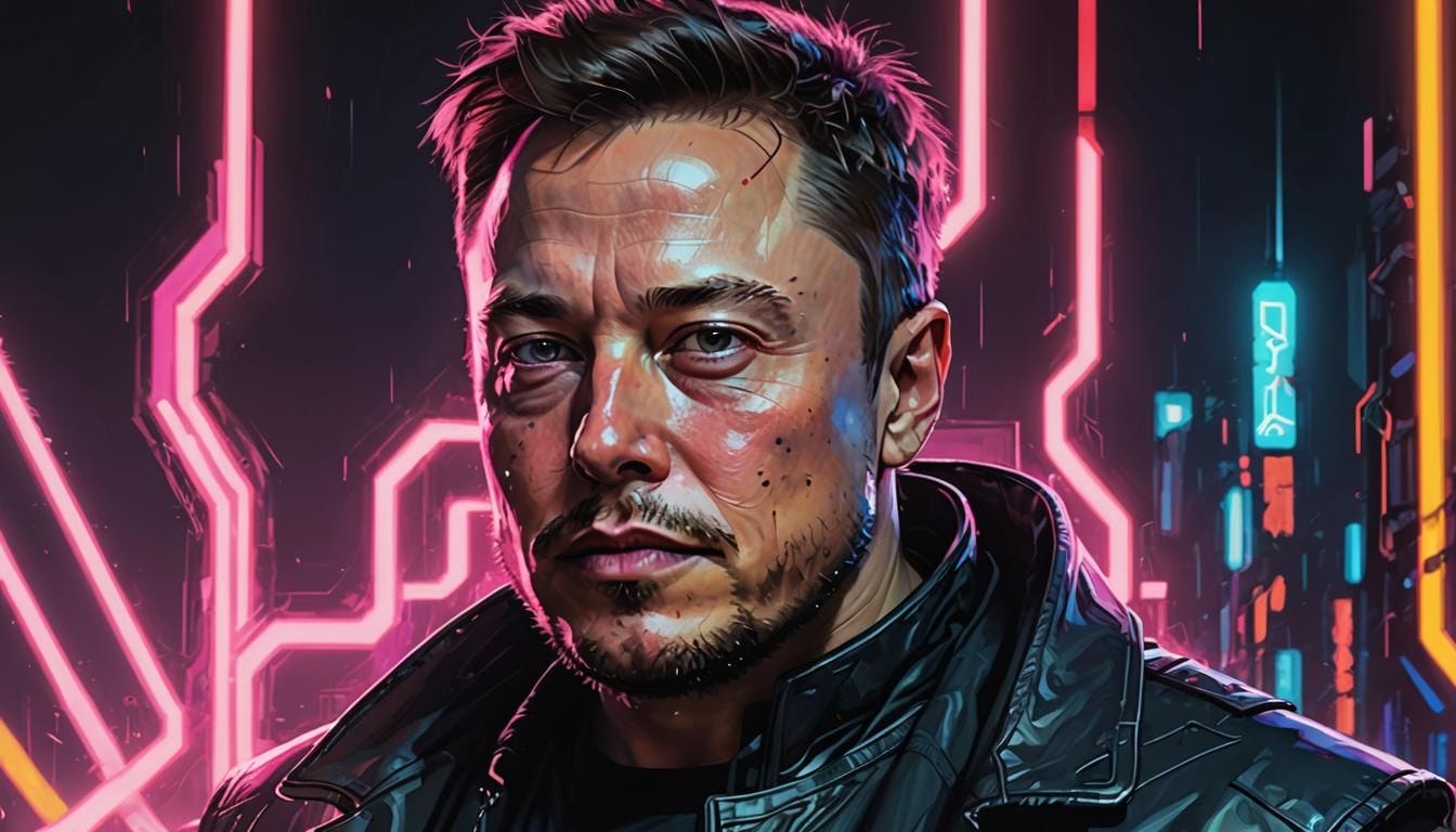 Elon Musk portrait