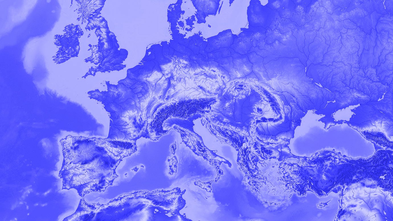 Image of Europe map