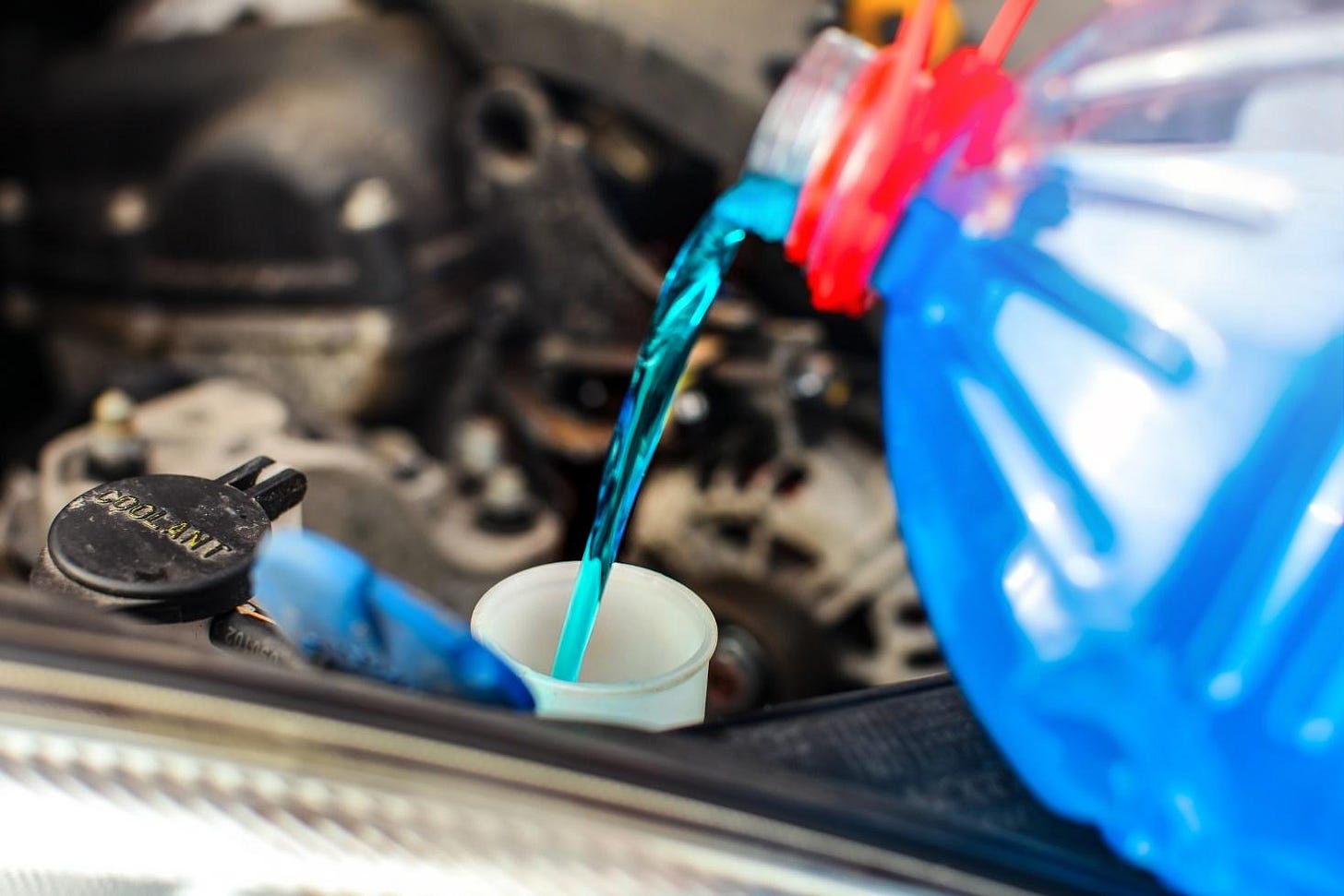 Antifreeze (coolant) is essential for preventing your engine from freezing in cold temperatures.