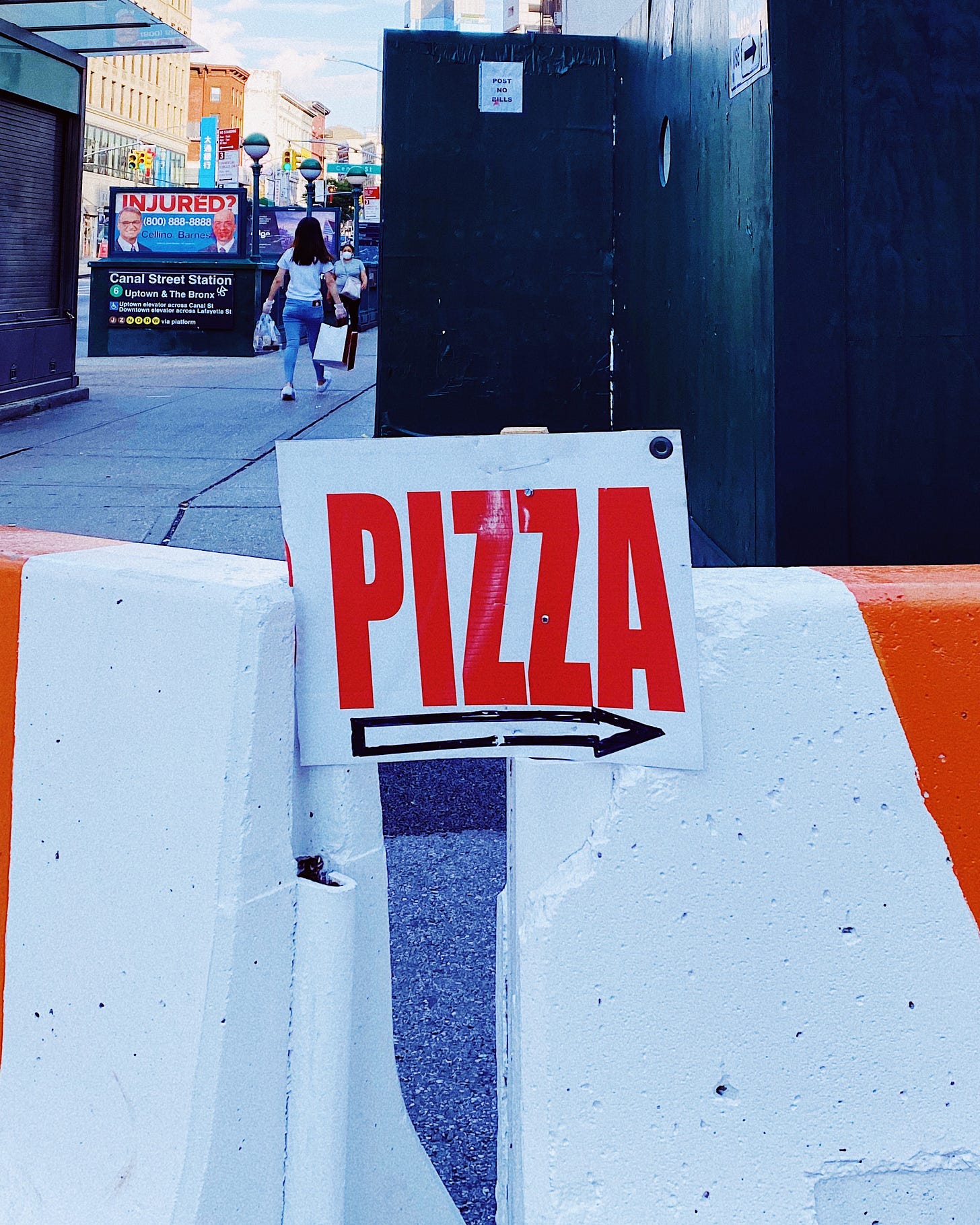 Pizza Sign in NYC