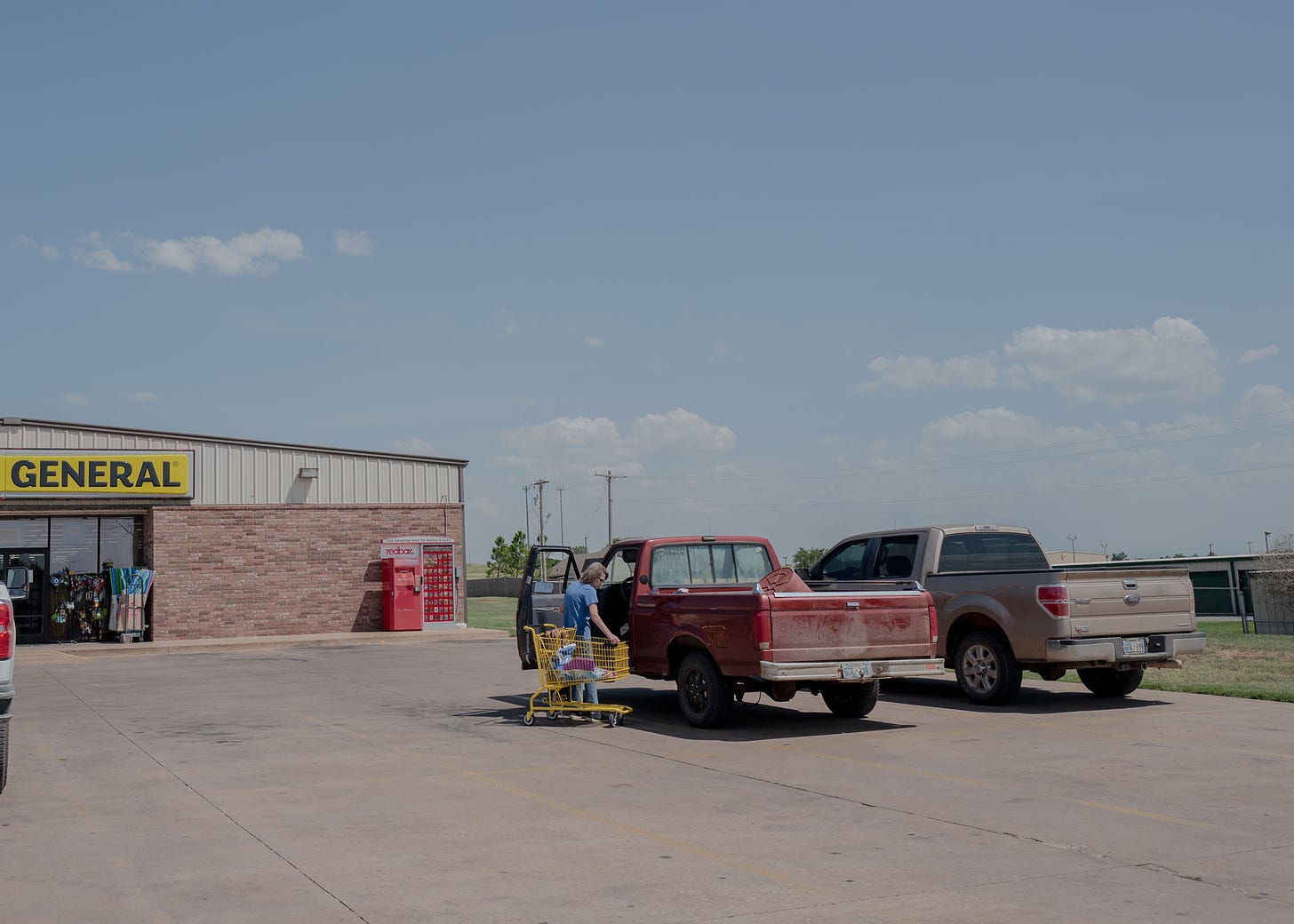 Dollar General store in Apache, Oklahoma.