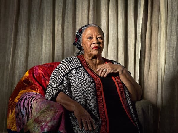 Toni Morrison at her home in Grand View-on-Hudson, N.Y.