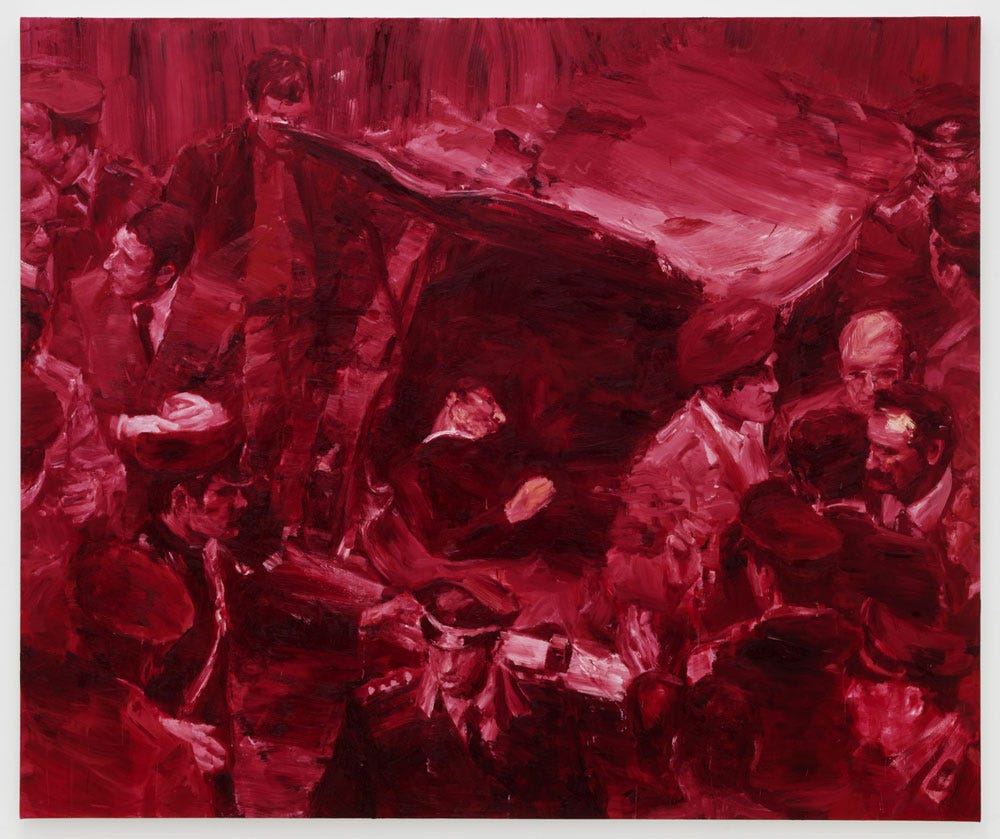 Yan Pei-Ming, Aldo Moro (9 May 1978, Rome) 2017, oil on canvas, 250 × 300 cm, Private collection, Photography: André Morin, © Yan Pei-Ming, ADAGP, Paris, 2023