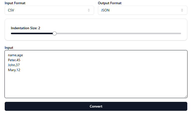 Data Format Converter - Claude Artifact