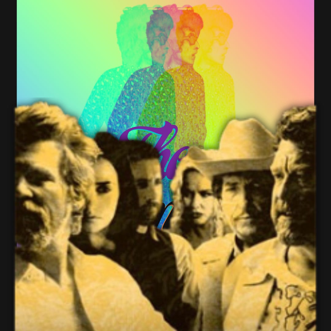 The movie poster image from Masked and Anonymous superimposed over the Dylantantes logo