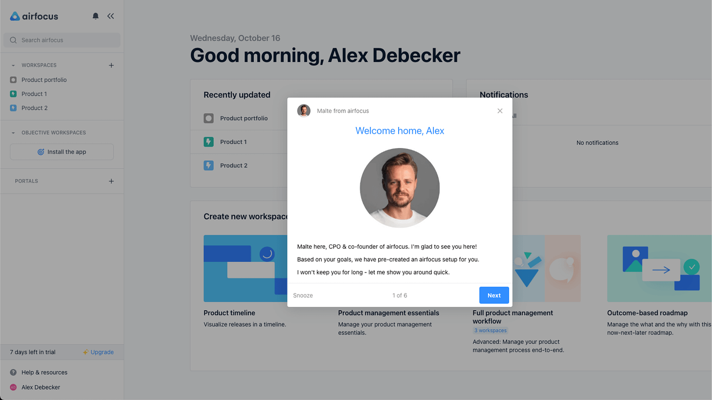 alex debecker airfocus free trial