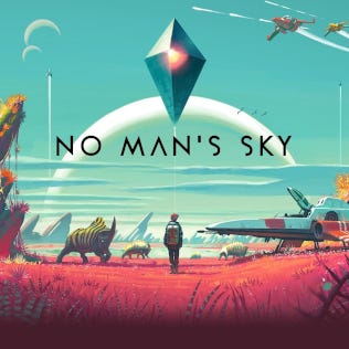 Cover of No Man's Sky game, taken from the Playstation Store.