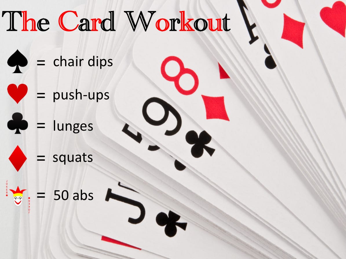 The Card Workout - PulseOS | Card workout, Workout, Cards