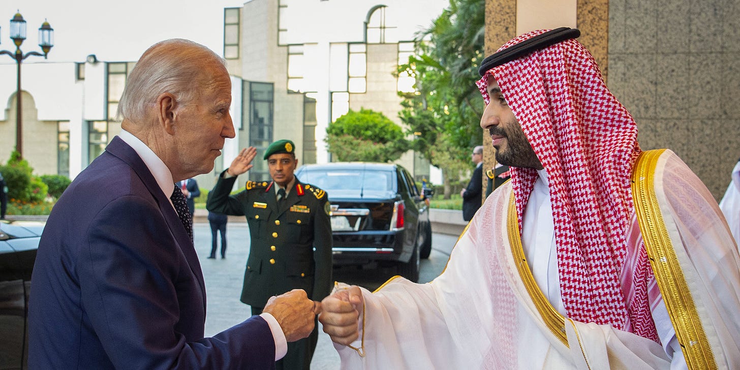 Joe Biden Can't Quit the Saudi “Pariahs”