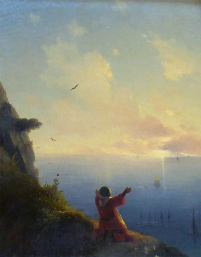 Ivan Aivazovsky. Meeting the sun. Sea