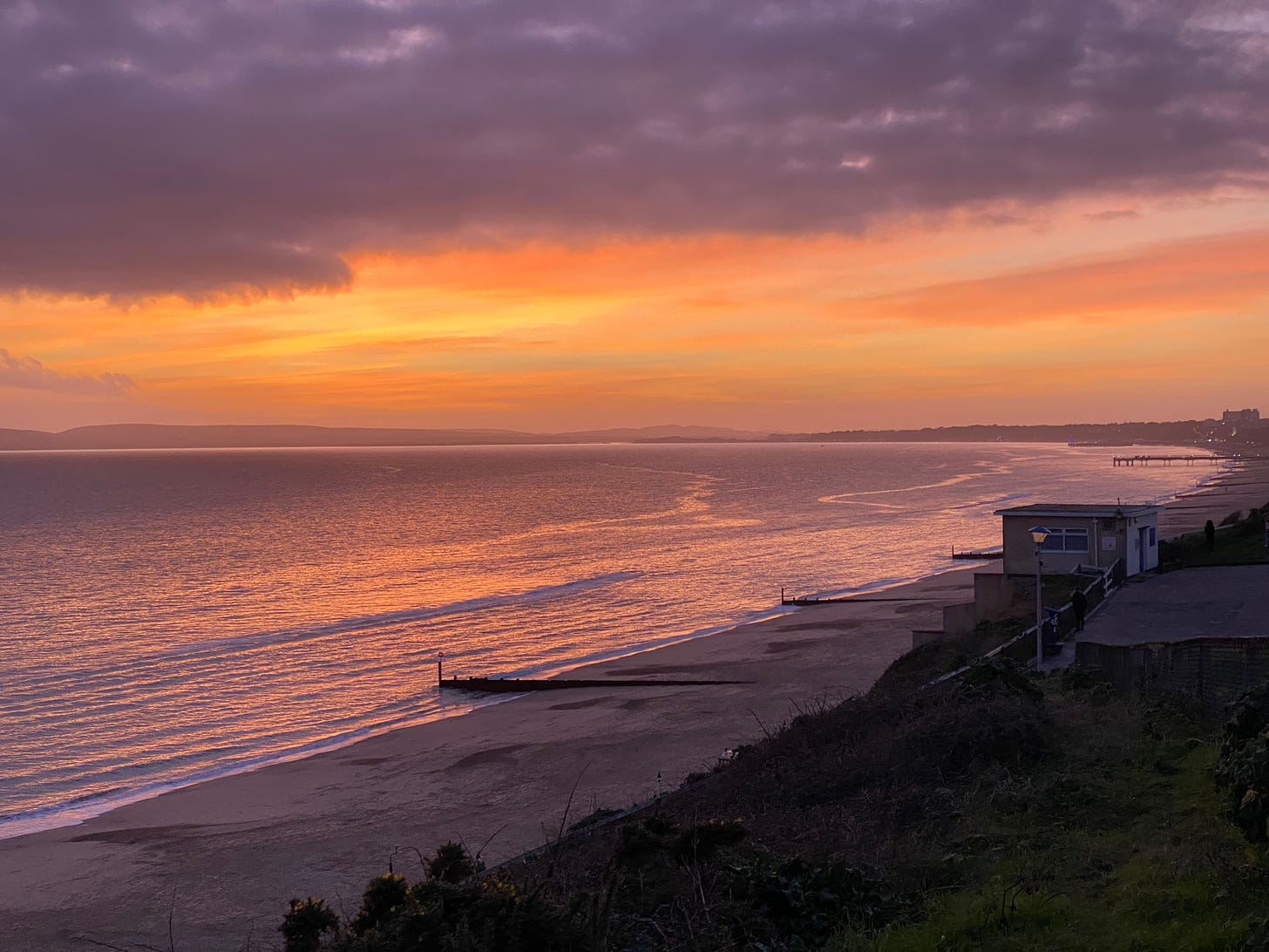 image of Poole Bay from Southbourne Overcliff