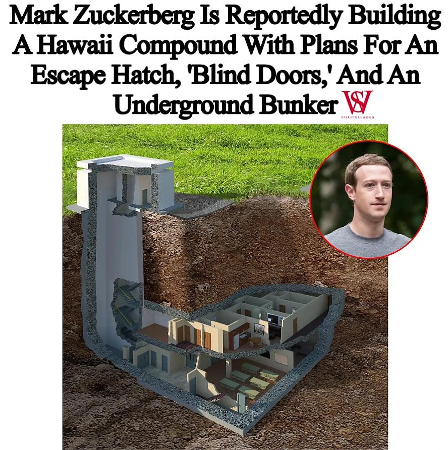 A paranoia hatalmába kerítette Mark Zuckerberget: a Facebook alapítója 250 millió eurós bunkert épít Hawaiin