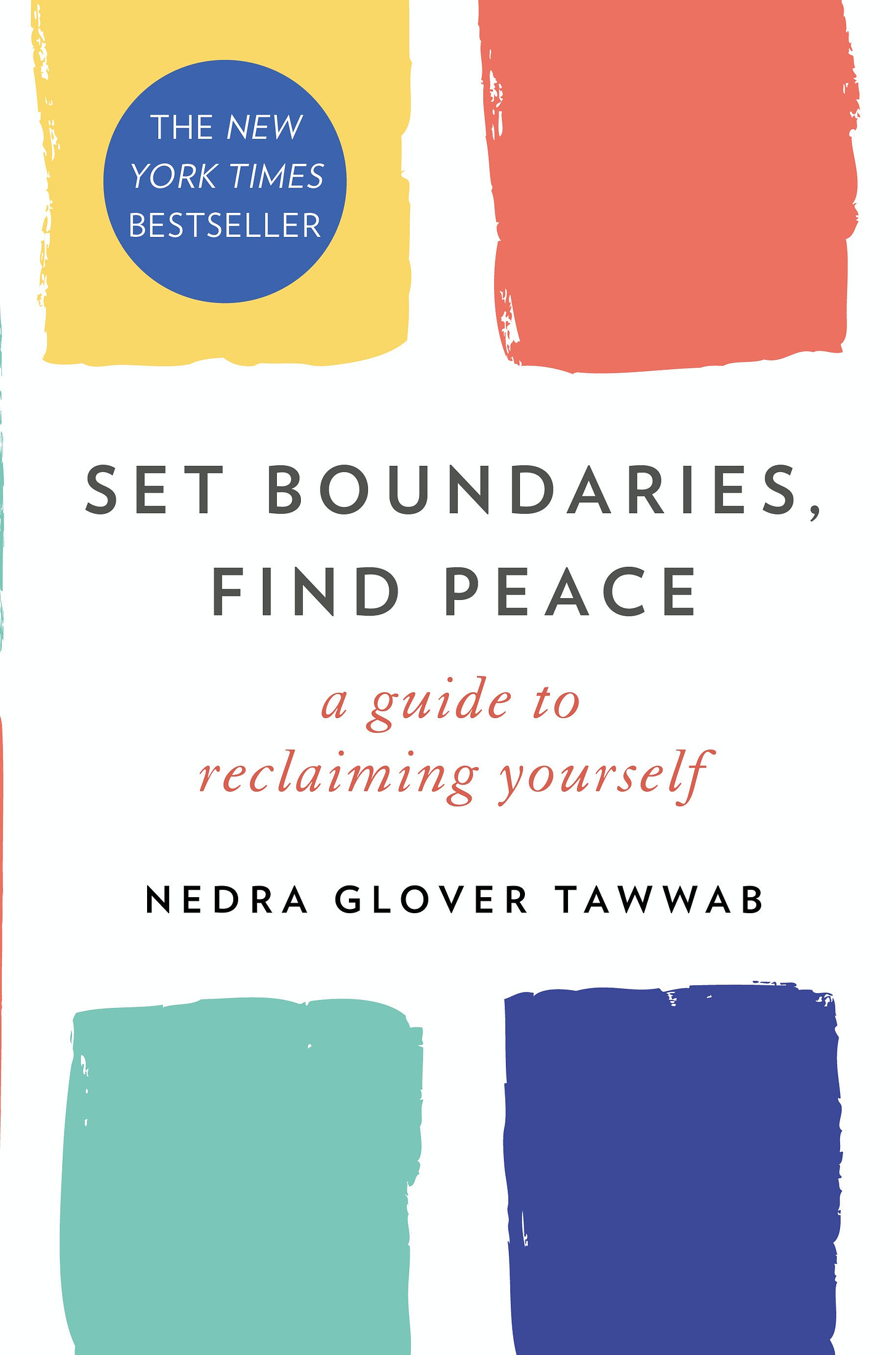 The cover of the book Set boundaries, find peace