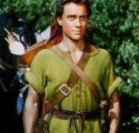 Richard Todd starring as Robin Hood in Disney's 1952 film The Story of Robin Hood and his Merrie Men