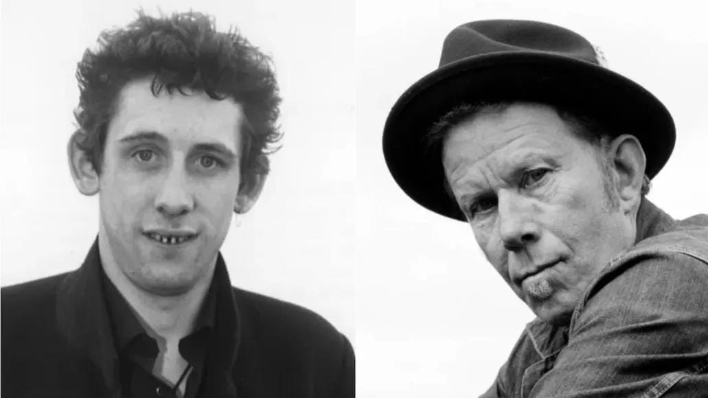 Tom Waits and Shane MacGown