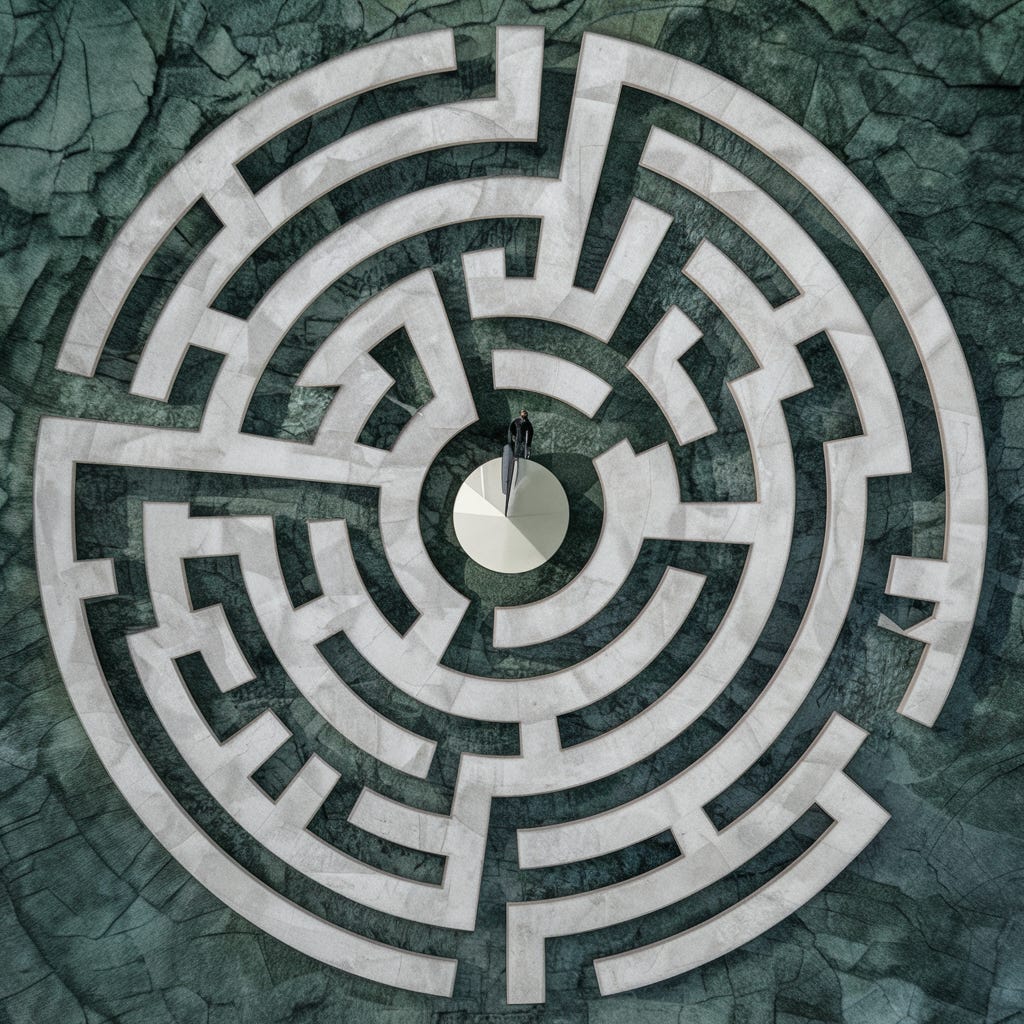 Labyrinth, by Ideogram
