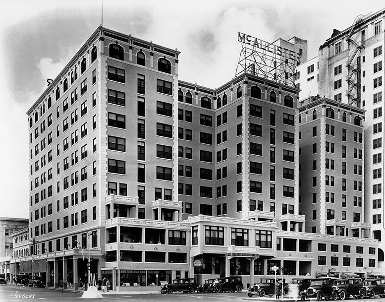 McAllister Hotel on February 12, 1927