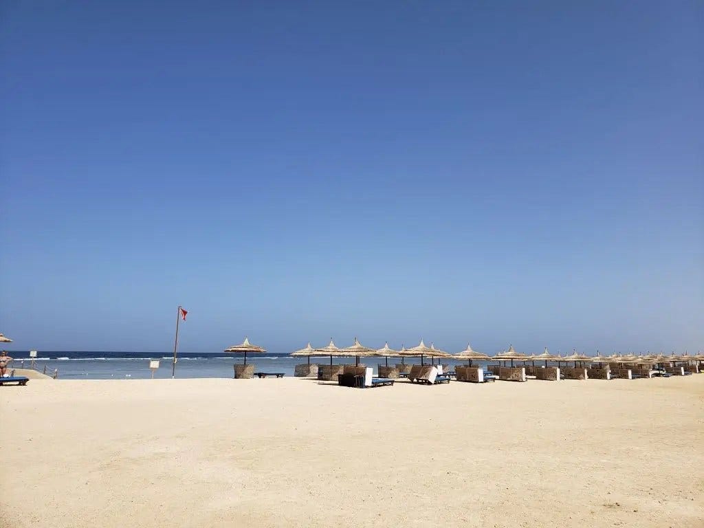 Beach resort on the Red Sea