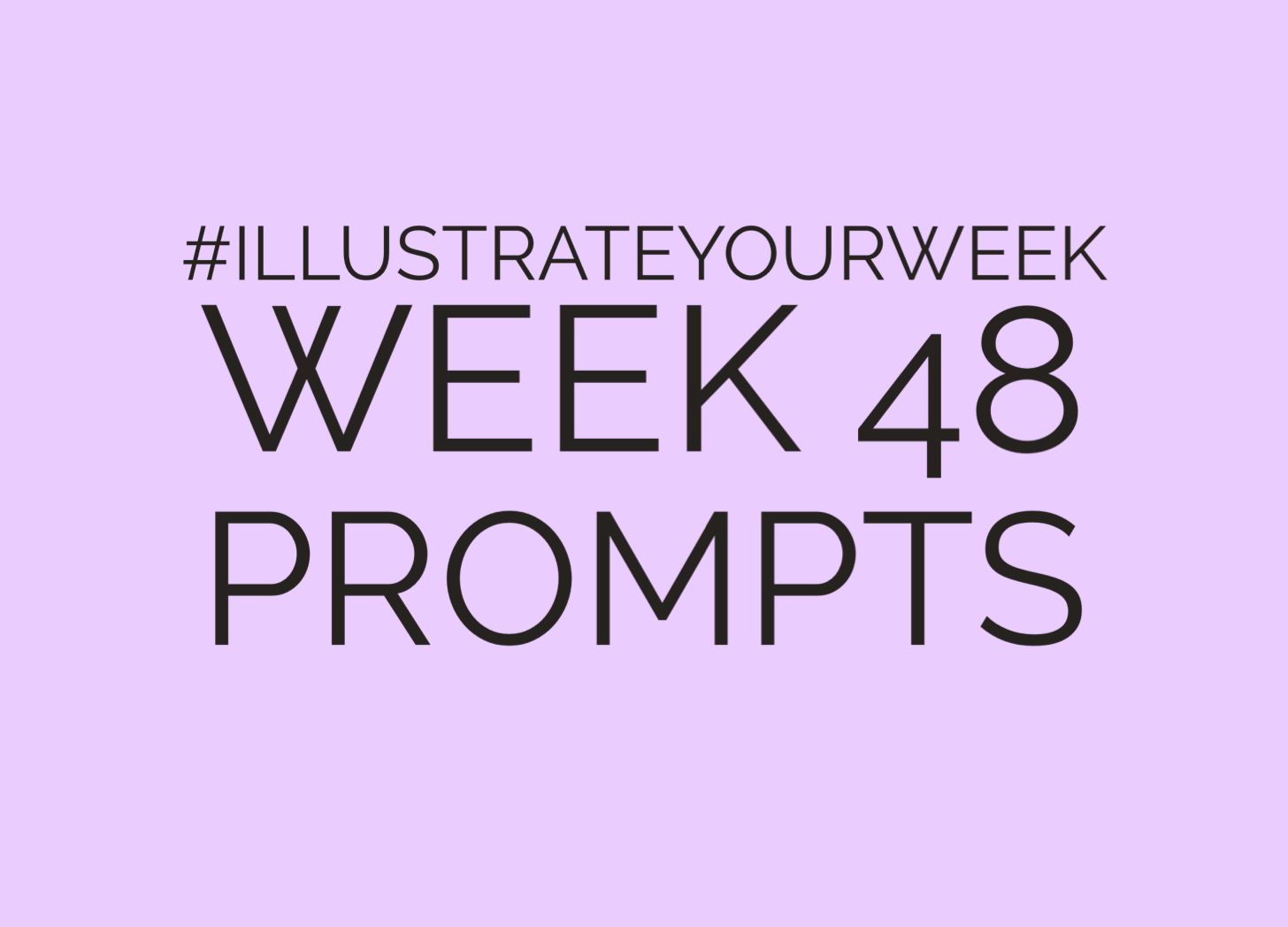 Illustrate Your Week Week 48 of 2023 Prompts