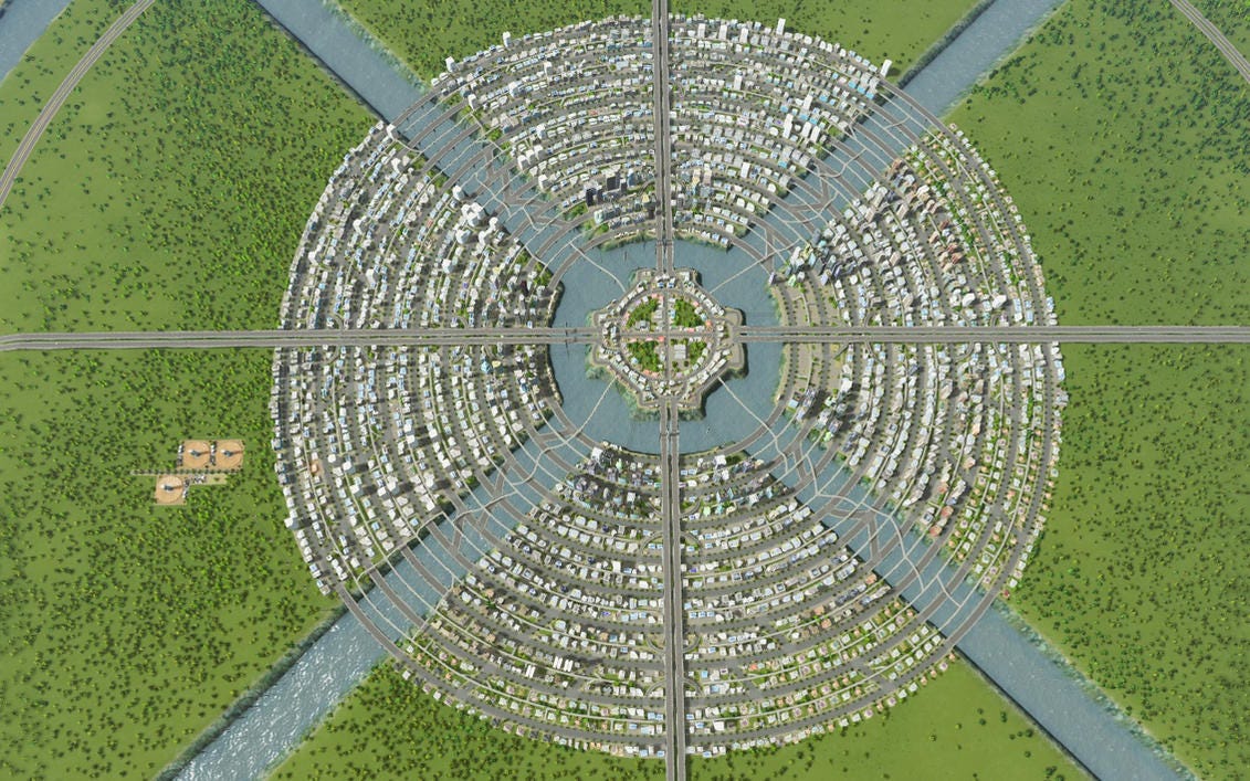 Cities Skylines - Circular City by Shroomworks on DeviantArt