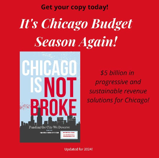 Get "Chicago Is Not Broke" book!