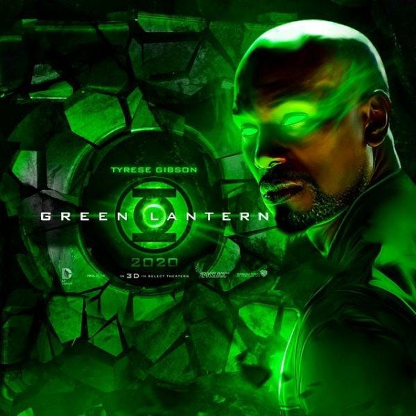 tyrese gibson campaign to play green lantern john stewart 2015