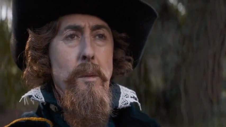 This image shows King James I (played by Alan Cumming) staring at an off-screen Bilehurst Cragg witch trial while standing in a Lancashire glen in "The Witchfinders" (Doctor Who Series 11's eighth episode). This image shows King James I (played by Alan Cumming) staring at an off-screen Bilehurst Cragg witch trial while standing in a Lancashire glen in "The Witchfinders" (Doctor Who Series 11's eighth episode).