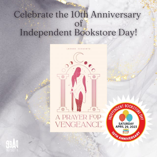 Celebrate the 10th anniversary of independent bookstore day! Saturday April 19th, 2023
