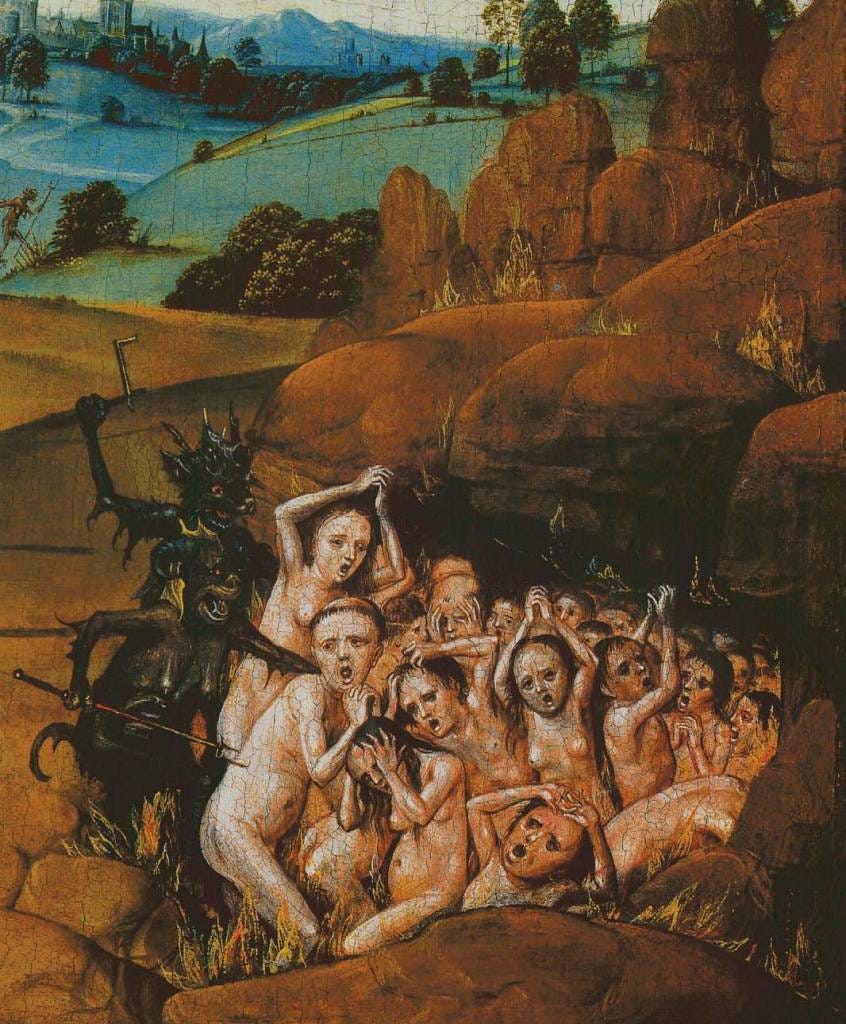 The Last Judgement (detail), c. 1460-1480, Art of the Eternal, Victoria Charles