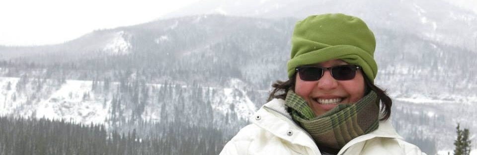Lori in the snow