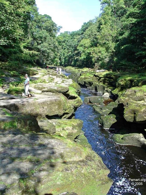 r/thalassophobia - This is the Bolton Strid, one of the most dangerous rivers in the world
