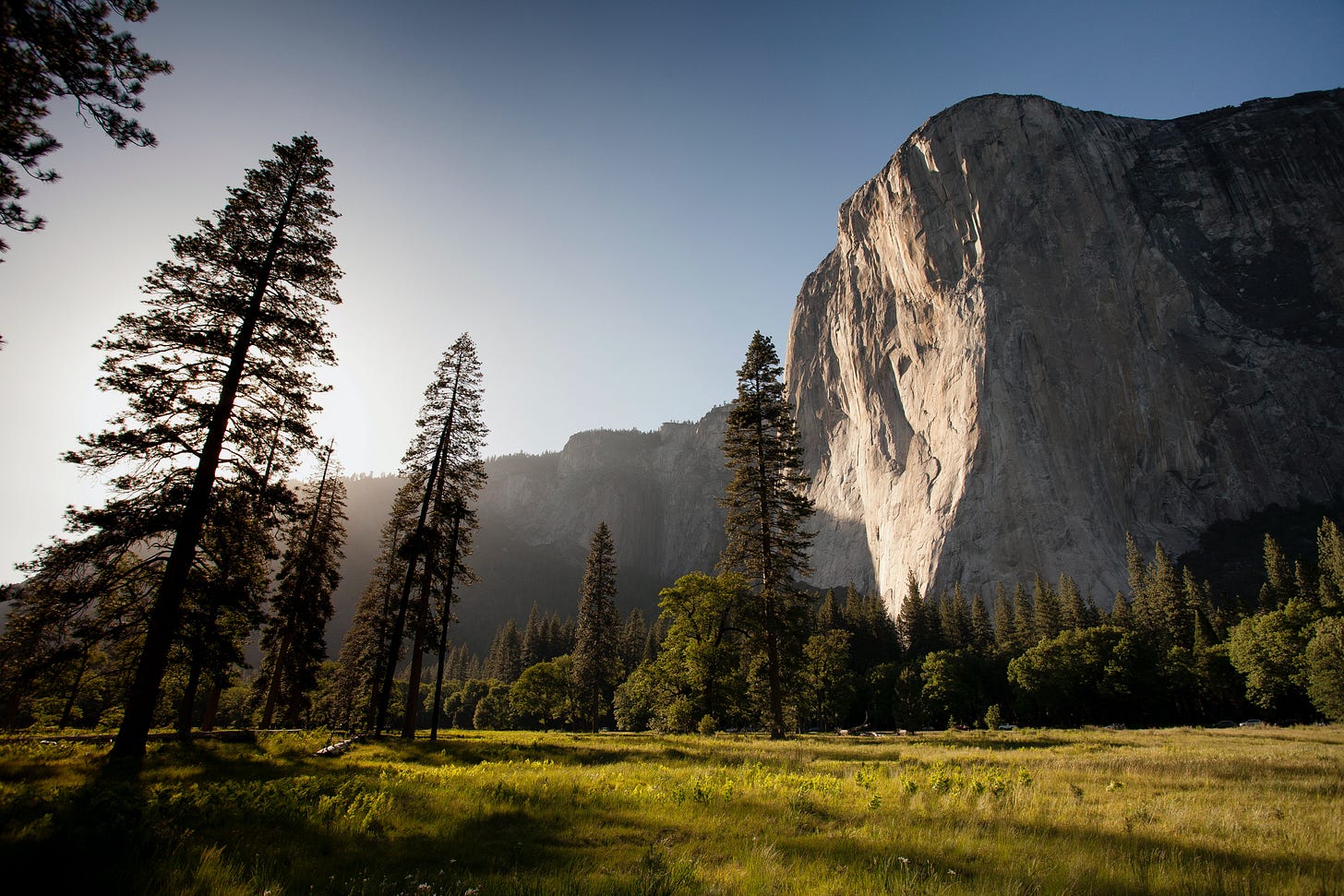 Photo of field, trees, and mountainside by Adam Kool from Unsplash.