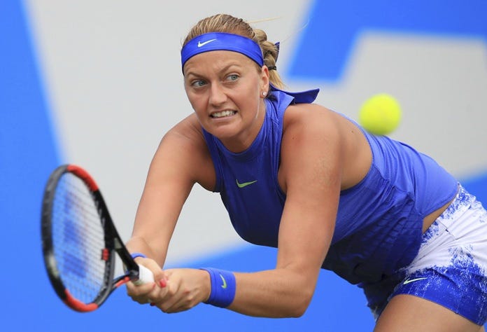 Petra Kvitova advances at aegon classic