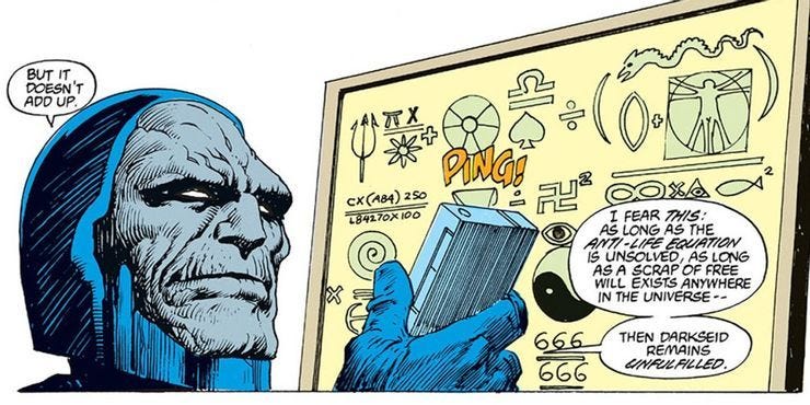 darkseid and the anti life equation
