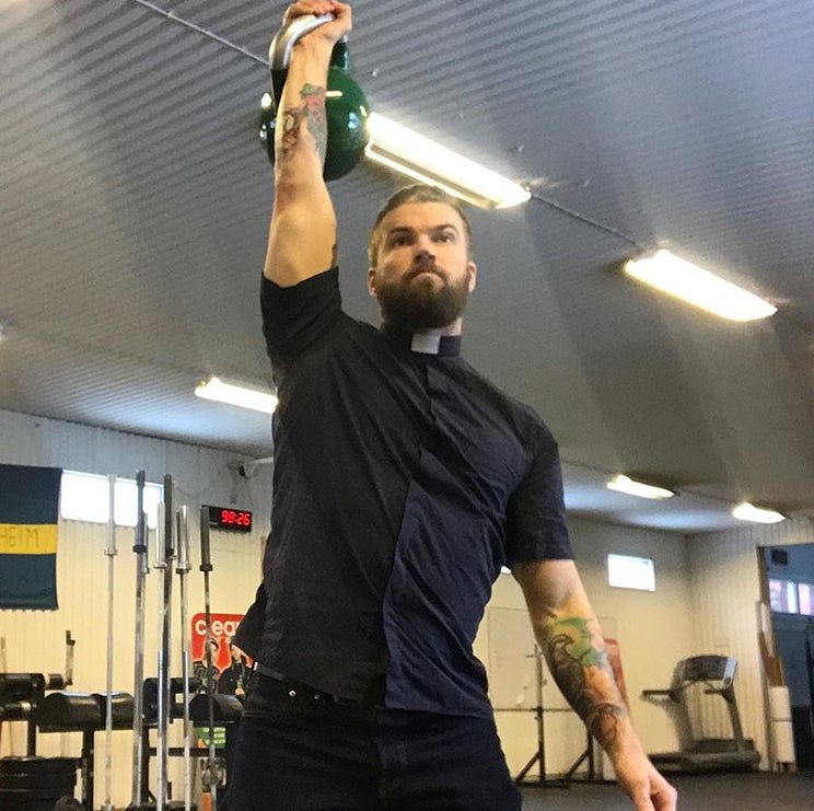 The Sexy 'CrossFit Priest' Is Here to Save Your Swole