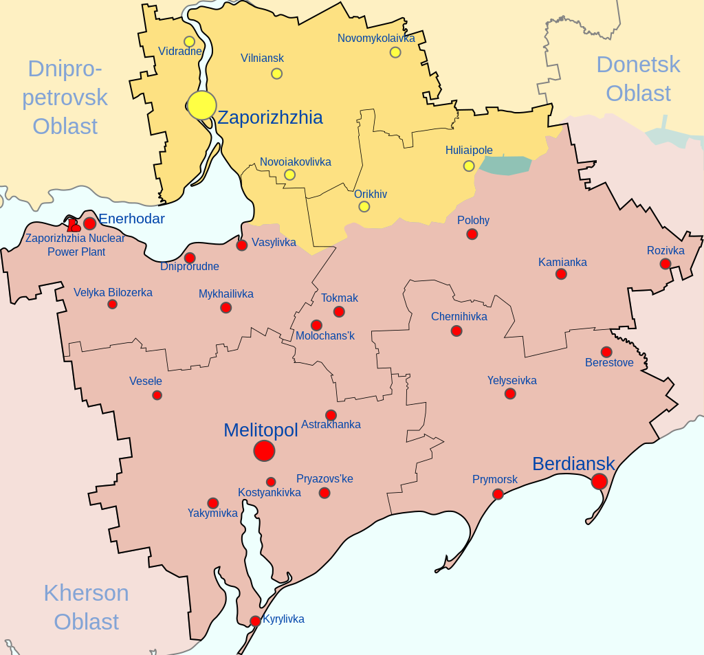 Russian Occupation of Zaporizhzhia Oblast.svg Russian Occupation of Zaporizhzhia Oblast.svg