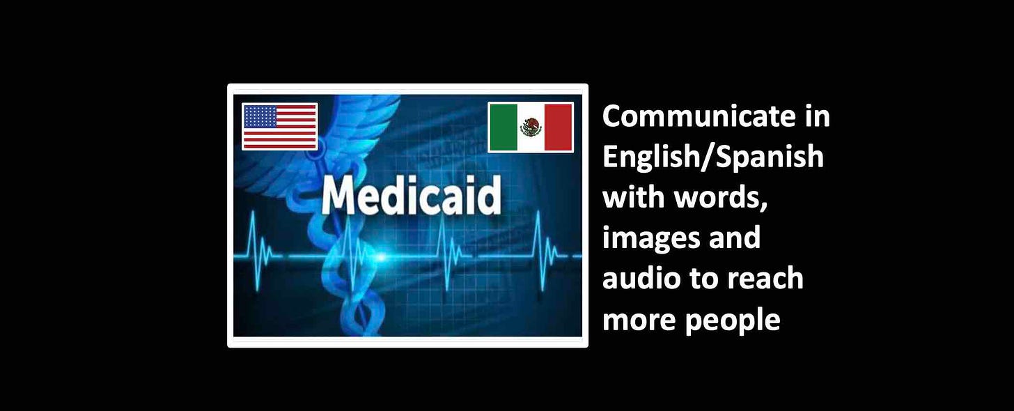 Use Audio Infographics to reach more people in English and Spanish