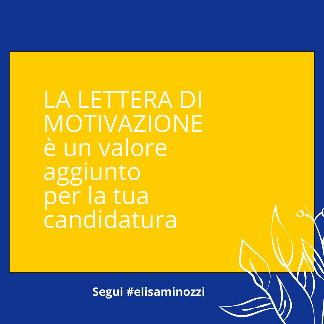 L’immagine riporta una citazione di Elisa Minozzi, tratta da Linkedin. Elisa Minozzi è consulente di carriera, orientatrice professionale, facilitatrice e formatrice L’immagine riporta una citazione di Elisa Minozzi, tratta da Linkedin. Elisa Minozzi è consulente di carriera, orientatrice professionale, facilitatrice e formatrice