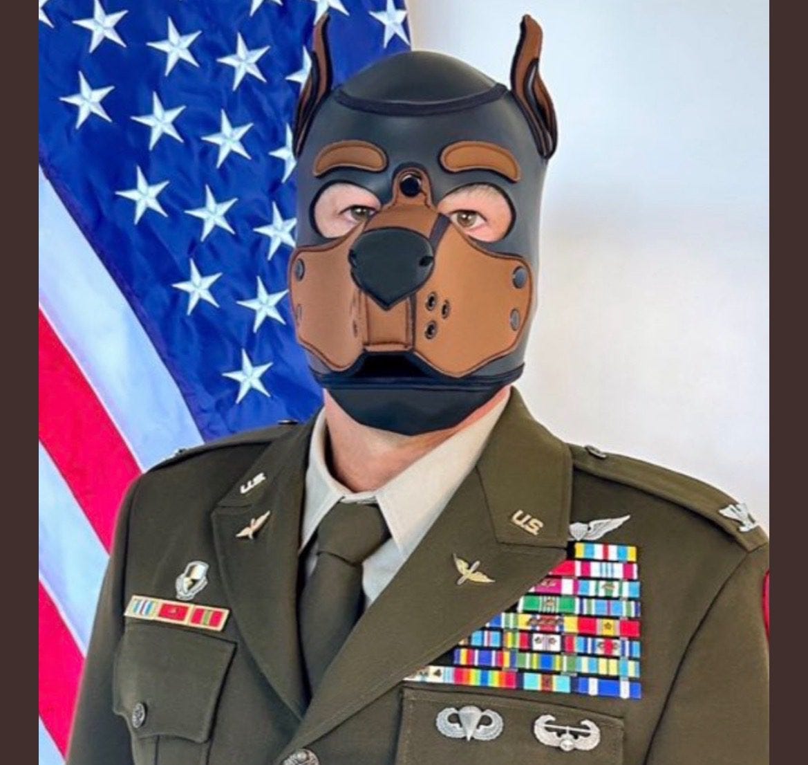 SICK: US Army Col. Poses in Uniform with "Pup Mask" - Secret Army Pup ...