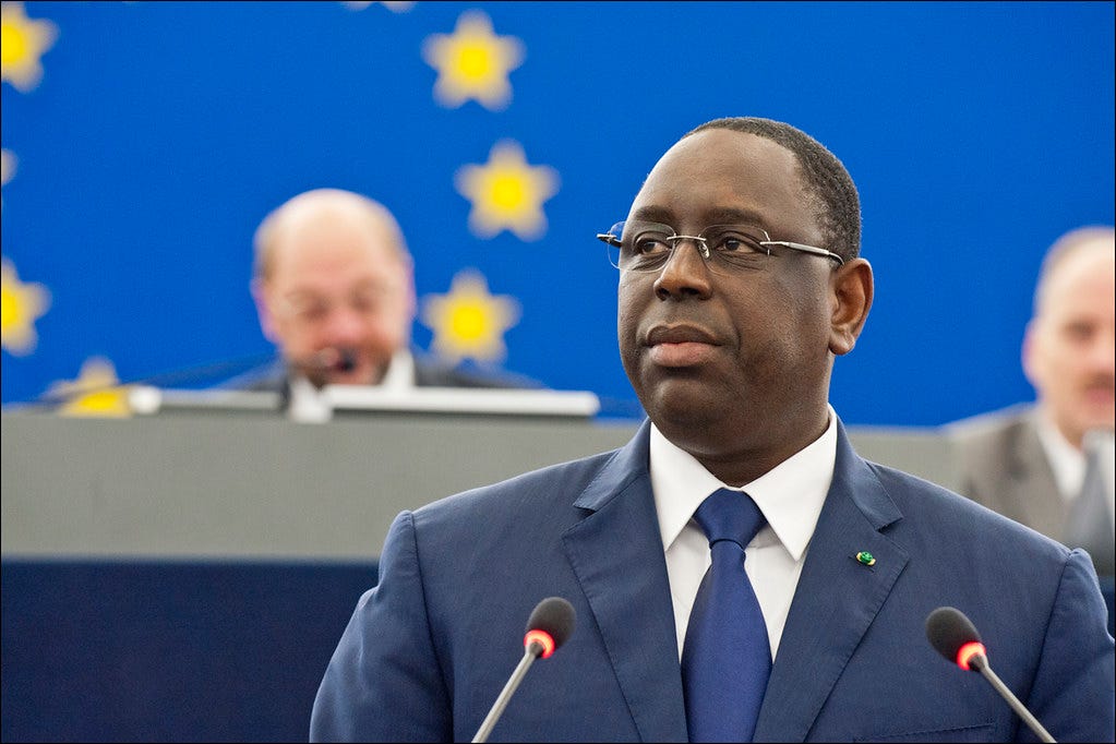 Senegal President, Macky Sall, addressed the EP plenary | Flickr
