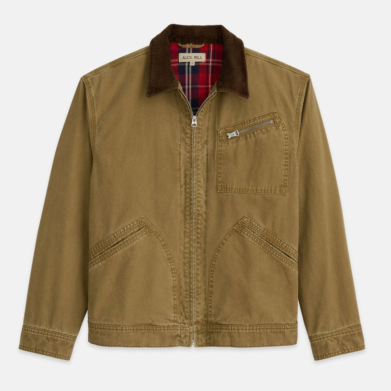 Miller Zip Jacket in Canvas