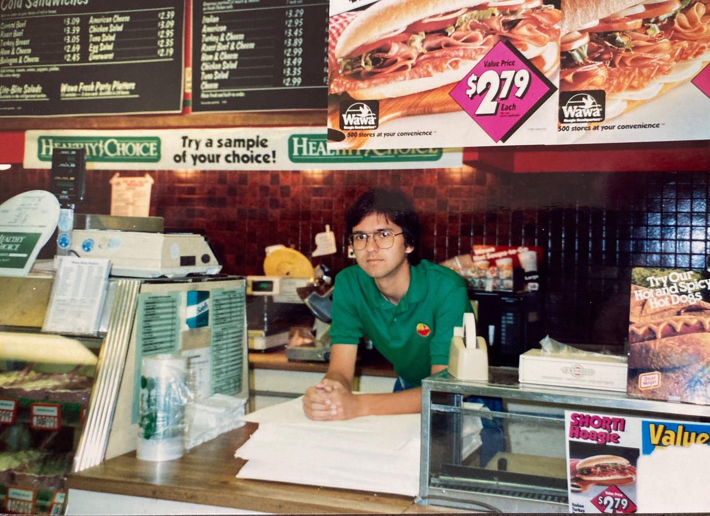 A sandwich artist