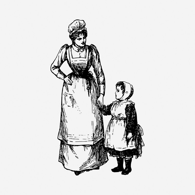Victorian mother and children, vintage | Premium Photo Illustration -  rawpixel