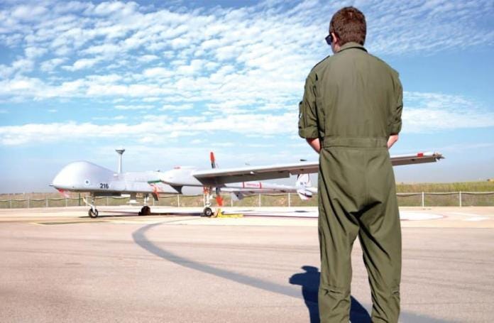 THE HERON TP or Eitan, one of the IAI Heron series which the company says has ‘accumulated 400,000 operational hours. It services the Israeli Air Force and Navy, as well as more than 20 customers worldwide.’ (photo credit: IAI)