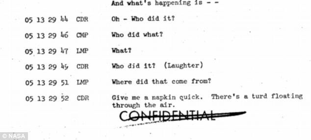 The record of conversations from Apollo 10 mission revealed that the spacemen had to tackle some tricky toilet-related issues