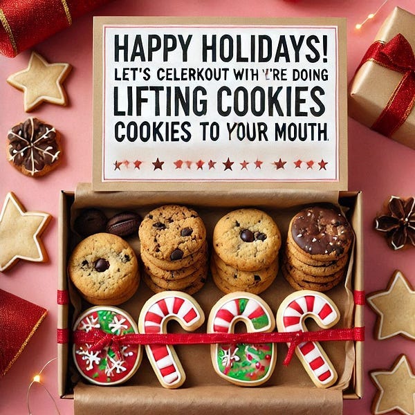 Cookies in a box.