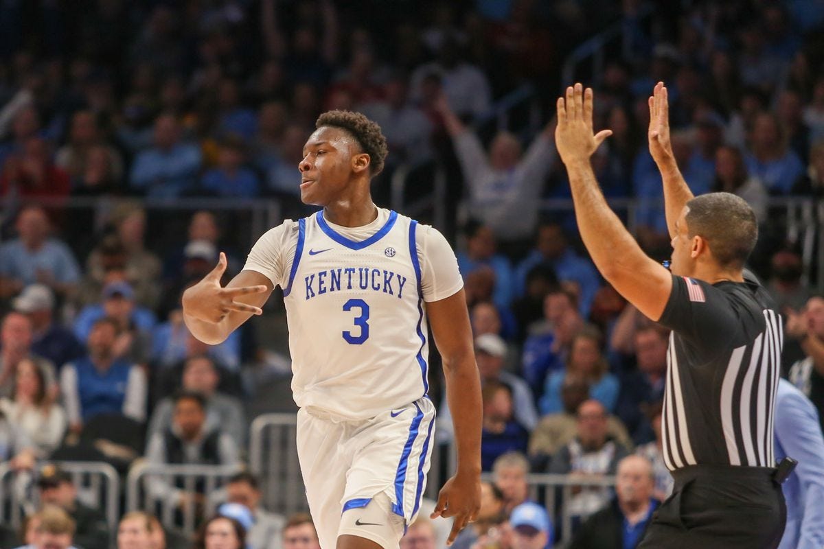 Adou Thiero Injury: Kentucky Basketball star still not practicing - A Sea  Of Blue