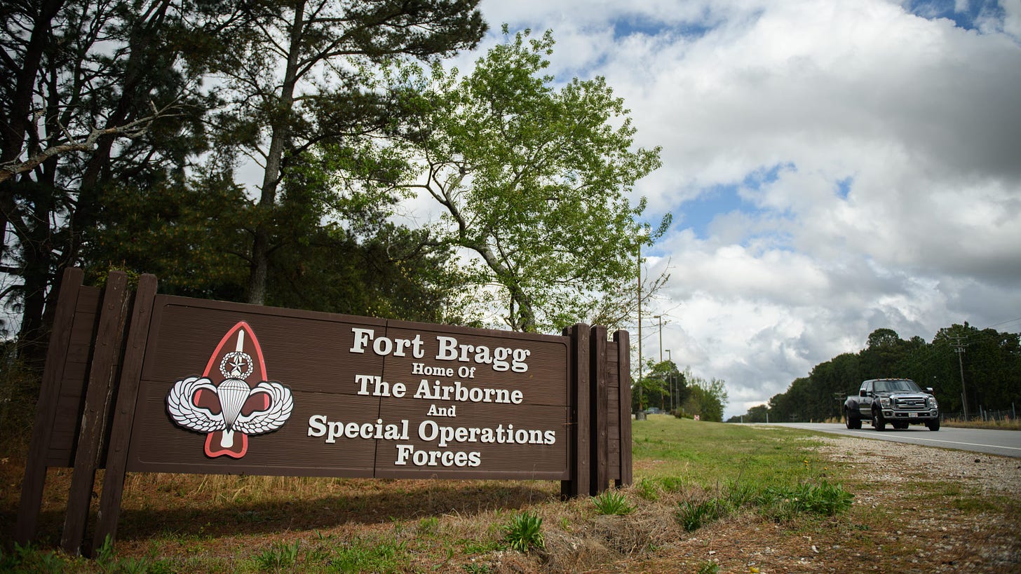 Cumberland County weighs in on renaming Fort Bragg to Fort Liberty